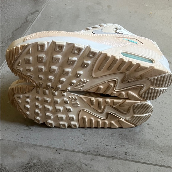 Nike Air Max 90 SE “Mama” Women's Cream and Tan Sneakers - Picture 8 of 8